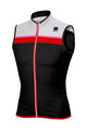 SPORTFUL Ärmelloses Fahrradtrikot - PISTA - Schwarz/Weiß/Rot