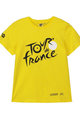 TDF Kurzarm Fahrrad-Shirt - TDF KIDS JAUNE '21 - Gelb