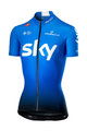 CASTELLI Kurzarm Fahrradtrikot - TEAM SKY FAN 2019 - Hellblau/Weiß/Schwarz