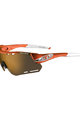TIFOSI Fahrradsonnenbrille - ALLIANT - Orange/Weiß