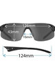 TIFOSI Fahrradsonnenbrille - PODIUM XC - Silber/Grau