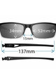 TIFOSI Fahrradsonnenbrille - WATKINS - Schwarz