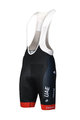 Kurze Fahrradhose mit Trägern - UAE 2019  - Schwarz/Rot