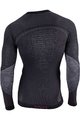 UYN Langarm Fahrrad-Shirt - FUSYON MERINO - Schwarz