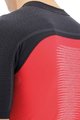 UYN Kurzarm Fahrradtrikot - BIKING GRANFONDO - Schwarz/Rot