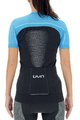 UYN Kurzarm Fahrradtrikot - GRANFONDO LADY - Blau/Schwarz