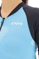 UYN Kurzarm Fahrradtrikot - GRANFONDO LADY - Anthrazit/Hellblau