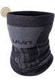 UYN Fahrrad-Nackenwärmer - FUSYON MERINO - Schwarz/Grau