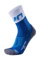 UYN Klassische Fahrradsocken - LIGHT - Blau/Grau/Weiß