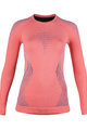 UYN Langarm Fahrrad-Shirt - EVOLUTYON LADY - Schwarz/Rosa