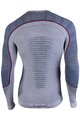 UYN Langarm Fahrrad-Shirt - AMBITYON - Grau/mehrfarbig