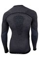 UYN Langarm Fahrrad-Shirt - FUSYON MERINO - Schwarz/Grau