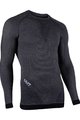 UYN Langarm Fahrrad-Shirt - FUSYON MERINO - Schwarz/Grau