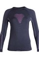 UYN Langarm Fahrrad-Shirt - VISYON LADY - Schwarz/Lila
