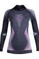 UYN Langarm Fahrrad-Shirt - EVOLUTYON LADY - Lila/Rosa/Grau