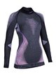 UYN Langarm Fahrrad-Shirt - EVOLUTYON LADY - Lila/Rosa/Grau