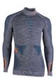 UYN Langarm Fahrrad-Shirt - AMBITYON - Grau/Blau