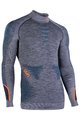 UYN Langarm Fahrrad-Shirt - AMBITYON - Grau/Blau