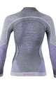 UYN Langarm Fahrrad-Shirt - FUSYON MERINO LADY - Grau/Schwarz