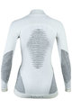 UYN Langarm Fahrrad-Shirt - FUSYON MERINO LADY - Grau/Weiß