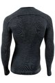 UYN Langarm Fahrrad-Shirt - FUSYON CASHMERE - Grau/Schwarz