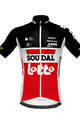 Kurzarm Fahrradtrikot - LOTTO SOUDAL 2020 - Weiß/Rot/Schwarz