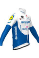 Langarm Fahrradtrikot für den Sommer - QUICKSTEP 20 SUMMER - Weiß/Blau