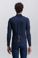 SANTINI Langarm Fahrradtrikot für den Winter - PURE  - Blau
