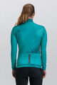 SANTINI Langarm Fahrradtrikot für den Winter - PURE DYE - Blau