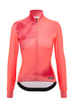 SANTINI Langarm Fahrradtrikot für den Winter - PURE DYE - Rosa