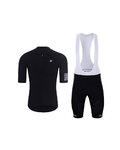 HOLOKOLO Kurzarm Radtrikot und Shorts - VICTORIOUS ELITE - Schwarz