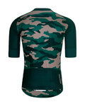 HOLOKOLO Kurzarm Radtrikot und Shorts - CAMOTRAIL - Schwarz/Grün