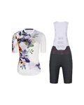 RIVANELLE Kurzarm Radtrikot und Shorts - FLOWERY LADY - Anthrazit/Weiß/mehrfarbig