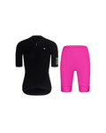 RIVANELLE Kurzarm Radtrikot und Shorts - VICTORIOUS LADY - Cyclamen/Schwarz