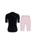 RIVANELLE Kurzarm Radtrikot und Shorts - VICTORIOUS LADY - Rosa/Schwarz