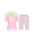 RIVANELLE Kurzarm Radtrikot und Shorts - ELEVATE - Rosa/mehrfarbig