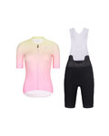RIVANELLE Kurzarm Radtrikot und Shorts - ELEVATE - Schwarz/Rosa/mehrfarbig
