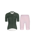 RIVANELLE Kurzarm Radtrikot und Shorts - ELEVATE - Rosa/Grün