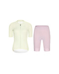 RIVANELLE Kurzarm Radtrikot und Shorts - ELEVATE - Rosa/Elfenbein