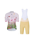 RIVANELLE Kurzarm Radtrikot und Shorts - IN BLOOM - Beige/Rosa/mehrfarbig