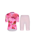 RIVANELLE Kurzarm Radtrikot und Shorts - CHERIE - Rosa