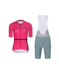 RIVANELLE Kurzarm Radtrikot und Shorts - LOVELY - Grün/Rosa