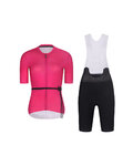 RIVANELLE Kurzarm Radtrikot und Shorts - LOVELY - Schwarz/Rosa