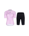 RIVANELLE Kurzarm Radtrikot und Shorts - CRYSTELLE - Schwarz/Rosa