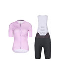 RIVANELLE Kurzarm Radtrikot und Shorts - CRYSTELLE - Anthrazit/Rosa