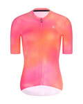RIVANELLE Kurzarm Radtrikot und Shorts - COSMA - Schwarz/Orange/Rosa