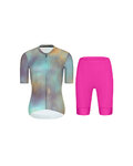 RIVANELLE Kurzarm Radtrikot und Shorts - COSMA - Cyclamen/Lila/Gold