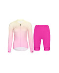 RIVANELLE Langarm Radtrikot und Hose - ELEVATE - Cyclamen/Rosa/mehrfarbig