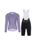 RIVANELLE Langarm Radtrikot und Hose - ELEVATE - Schwarz/Lila