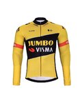 BONAVELO Radtrikot und Hose für den Winter - JUMBO-VISMA 2024 WNT - Gelb/Schwarz
